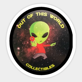 Out of this world Sticker